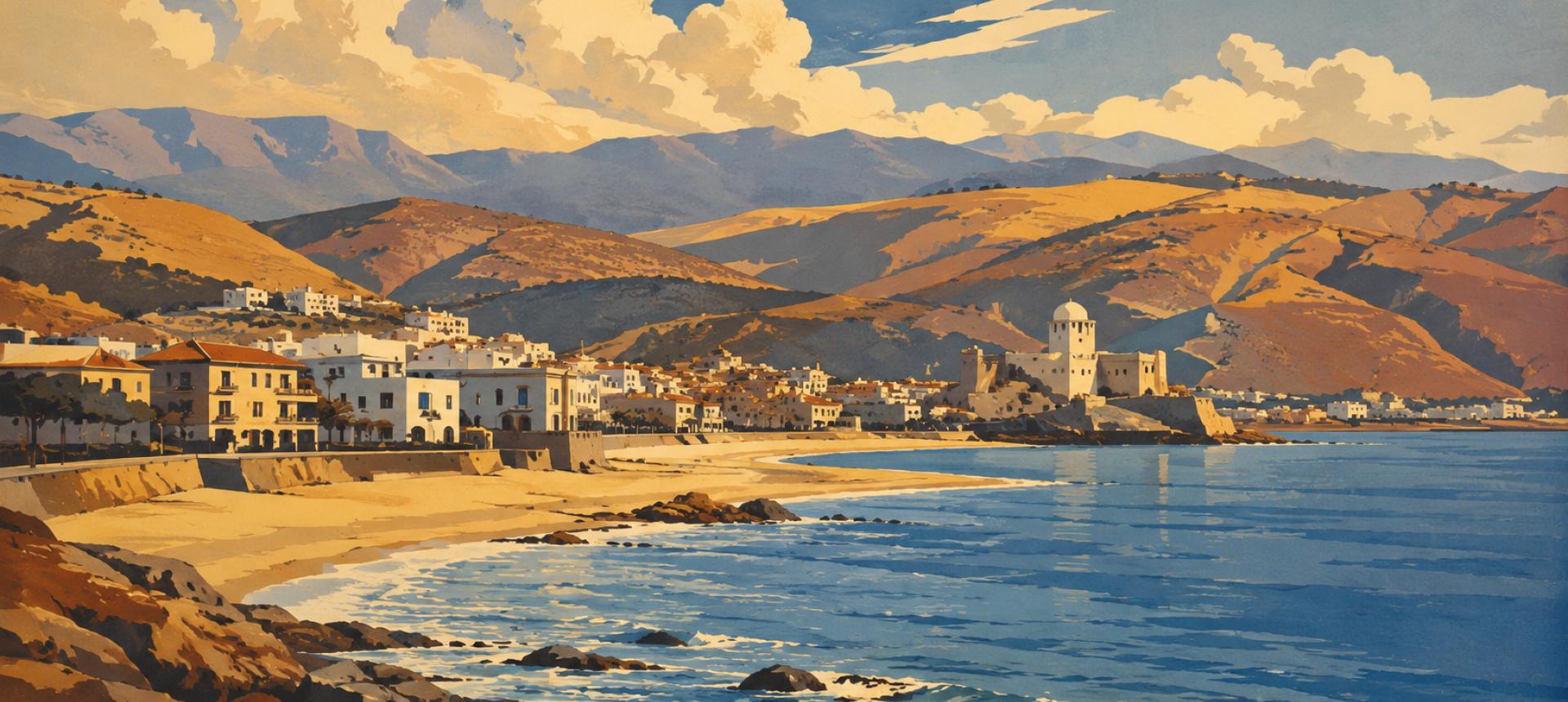Vintage Illustration Gran Canaria