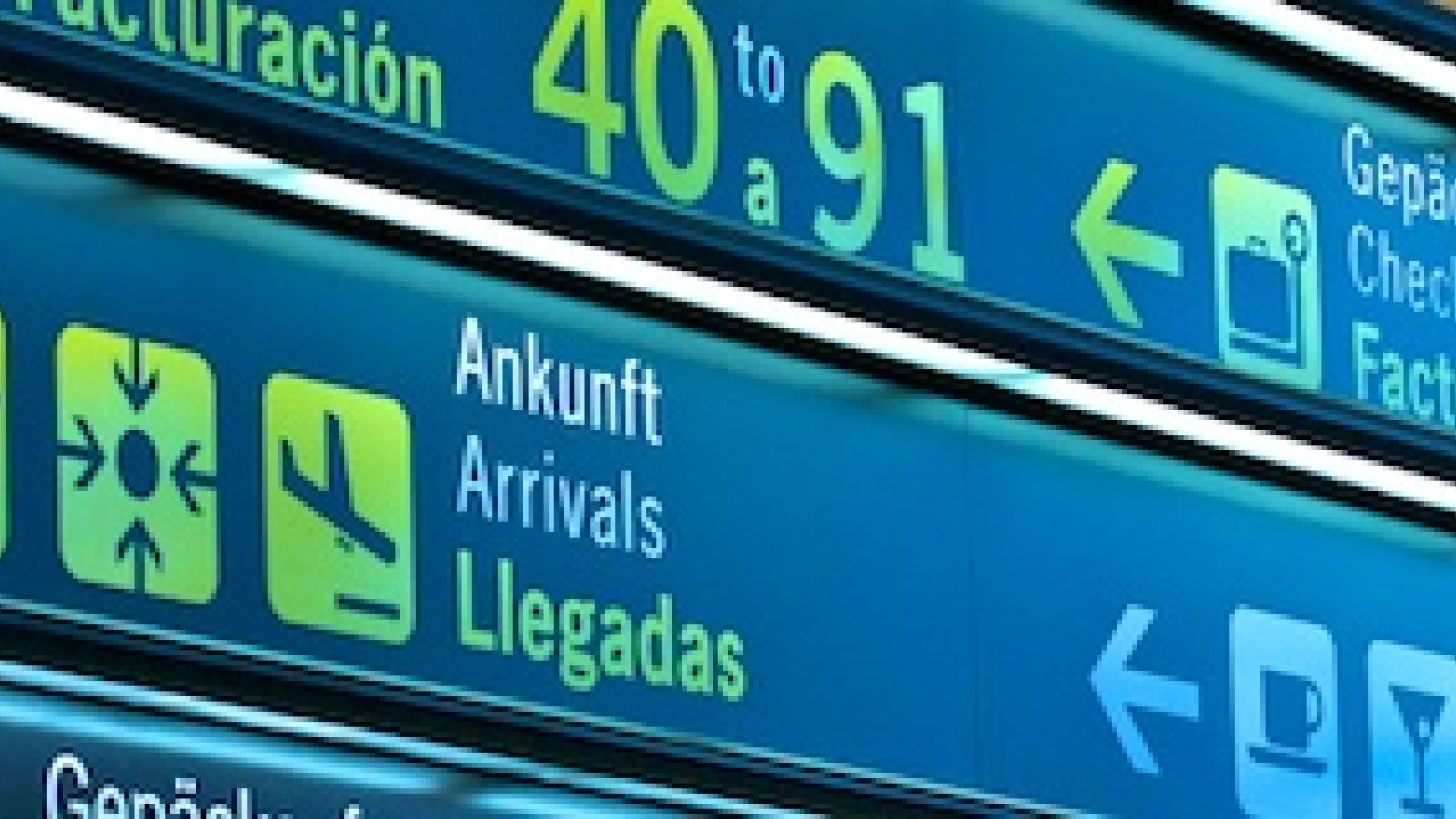 International Terminal at Airport Gran Canaria for European flights