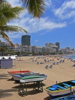 Canteras beach view from North end