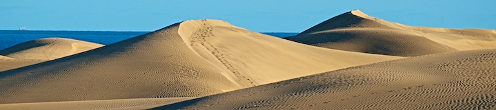 Maspalomas-Dünen bei Playa del Inglés auf Gran Canaria