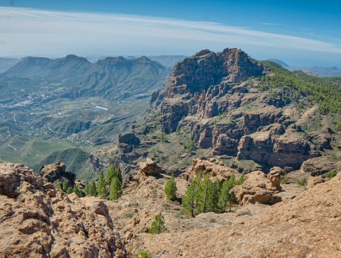 Blick vom Mirador Pico de las Nieves nach Süden
