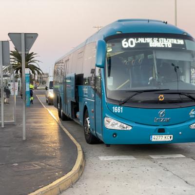 Buslinien Flughafen - Las Palmas; Las Palmas - Flughafen